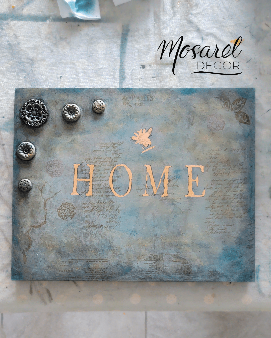 curso presencial en Mosarel decor. Técnicas esenciales para muebles envejecidos