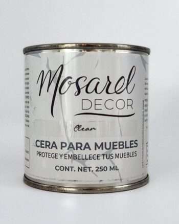 cera transparente para proteger madera natural o sellar pintura chalk, mineral o mate